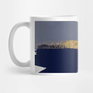 Stormy night skies over the ocean Mug